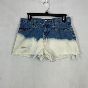 Tommy Hilfiger Vintage Bleached Jean Shorts. Size 5